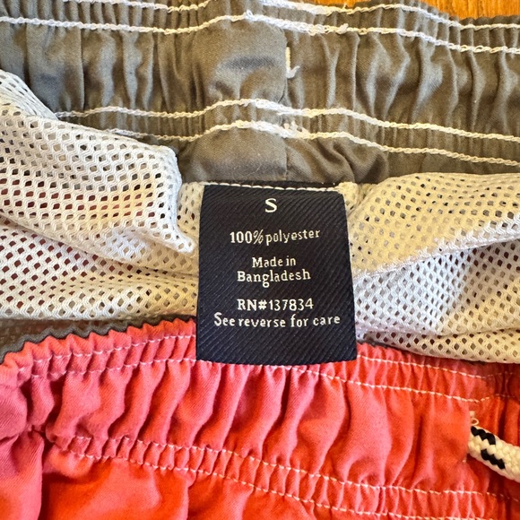 Coral Pink Men’s Swim Shorts - Picture 3 of 3